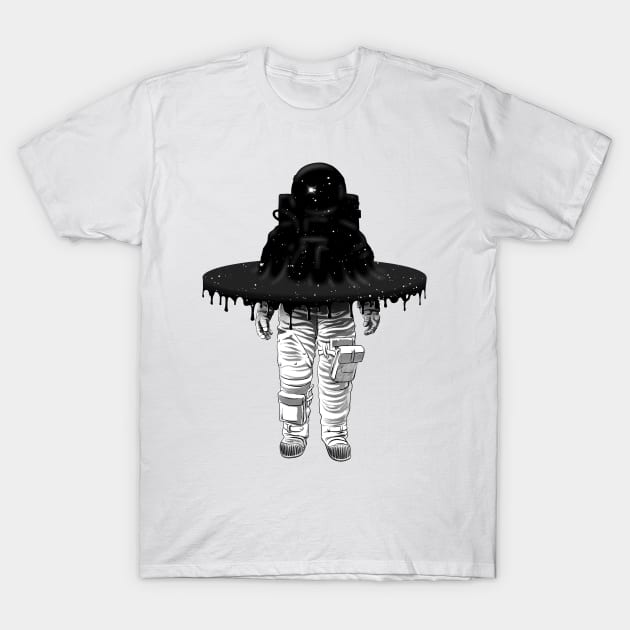 Black Hole T-Shirt by victorcalahan